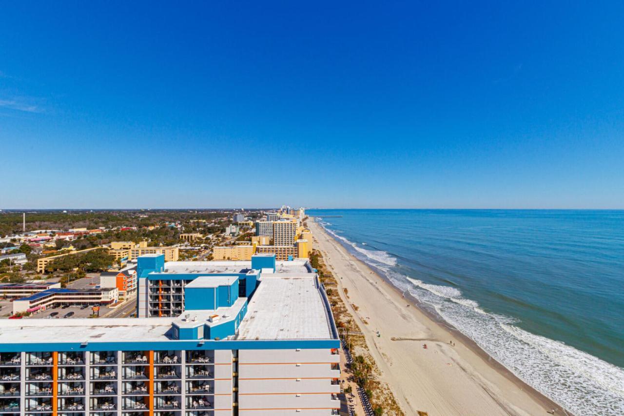 Ocean Front Studio With Amazing Views Palace Resort 1801 Sleeps 5 Guests Myrtle Beach Exteriör bild