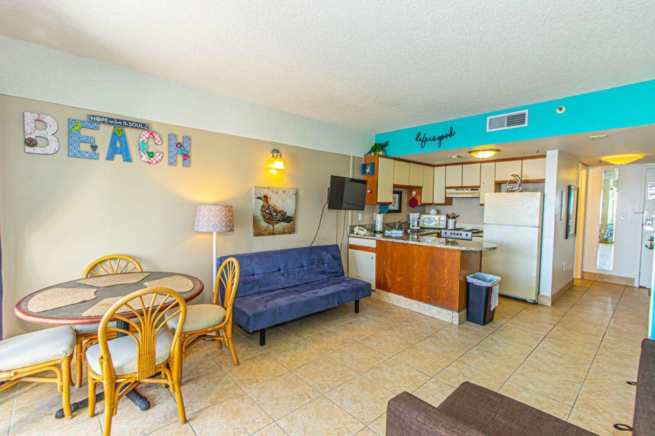 Ocean Front Studio With Amazing Views Palace Resort 1801 Sleeps 5 Guests Myrtle Beach Exteriör bild