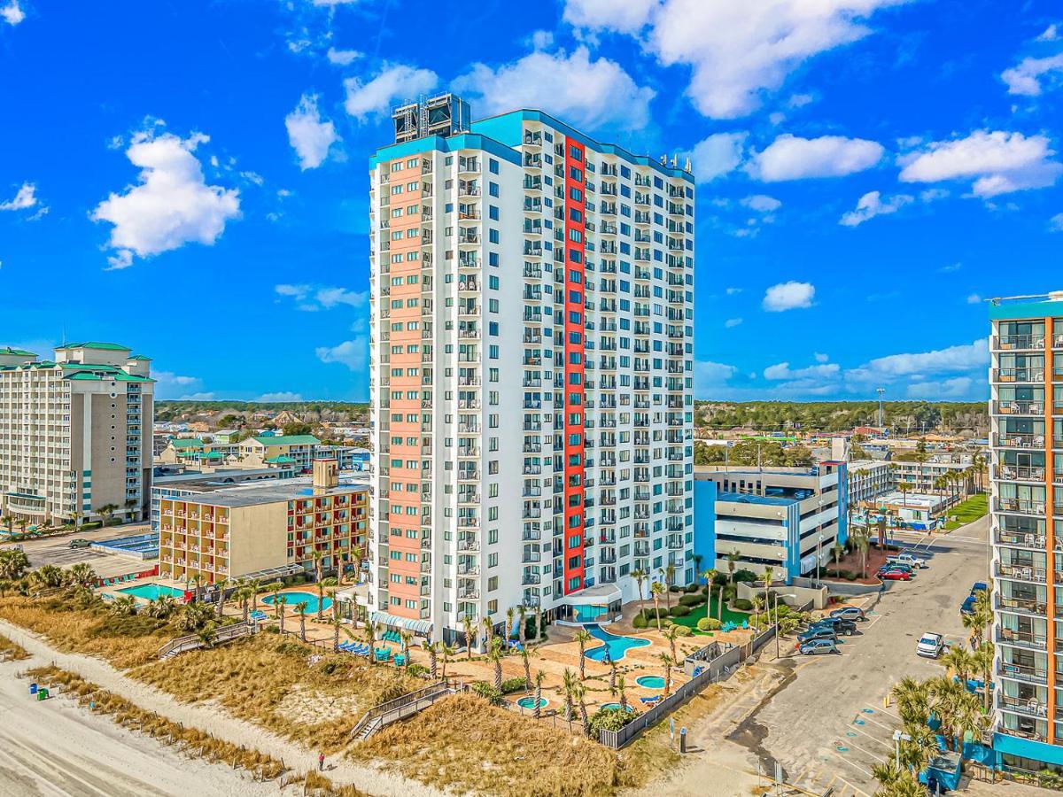 Ocean Front Studio With Amazing Views Palace Resort 1801 Sleeps 5 Guests Myrtle Beach Exteriör bild