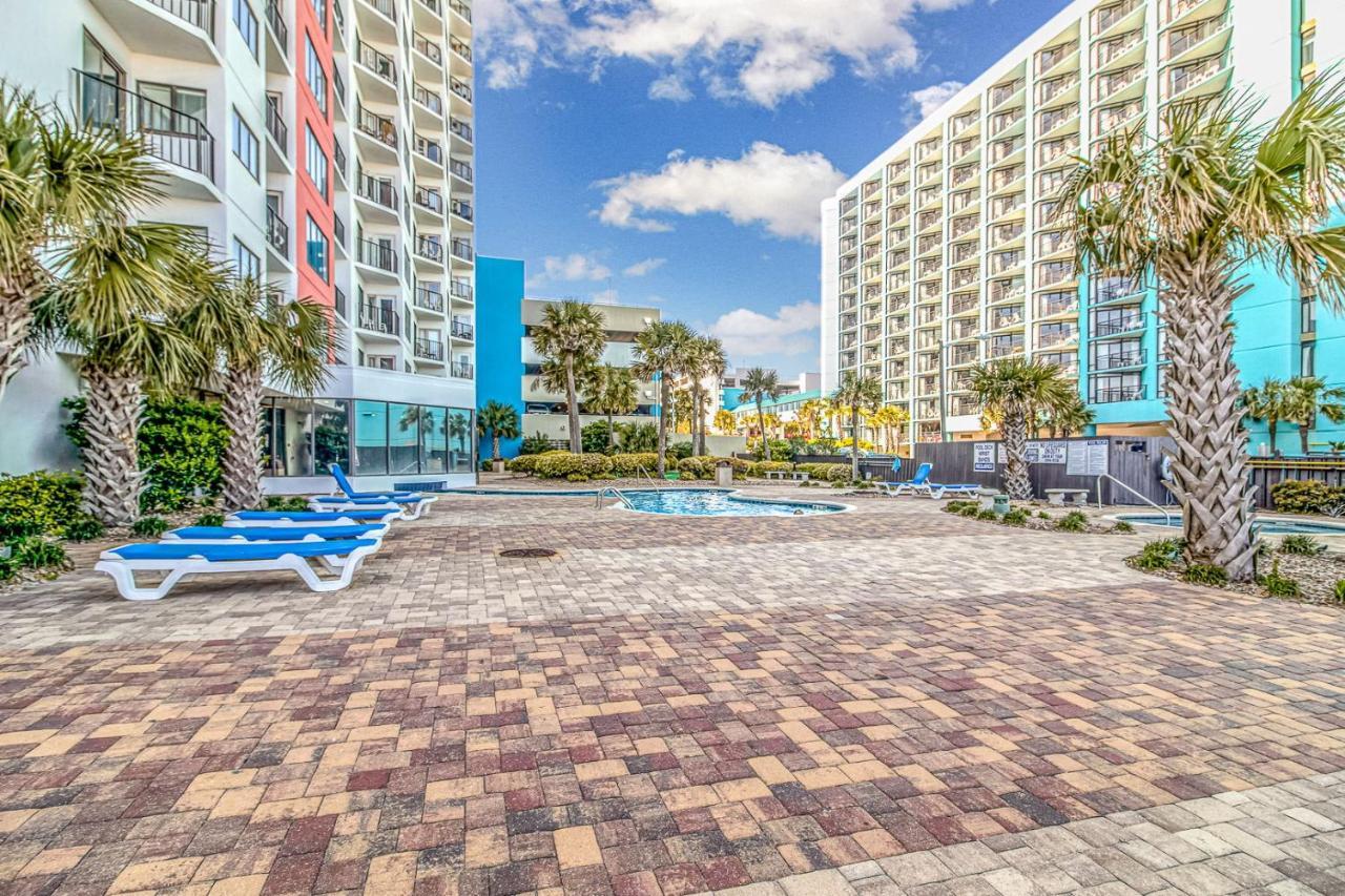 Ocean Front Studio With Amazing Views Palace Resort 1801 Sleeps 5 Guests Myrtle Beach Exteriör bild